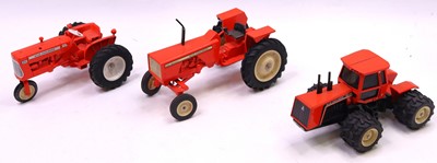 Lot 1607 - 3 Allis Chalmers loose playworn tractors to...