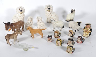 Lot 494 - A mixed collection of Beswick to include black-...