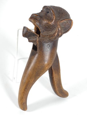 Lot 316 - A late 19th century carved wooden novelty...