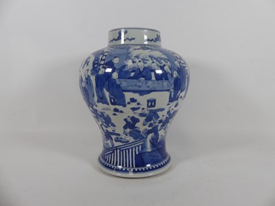 Lot 171 - A Chinese blue and white ‘hundred-boys’ jar,...