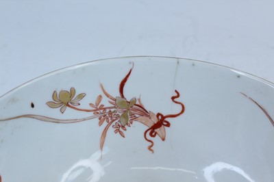 Lot 181 - Two Chinese floral-decorated bowls, Qing...