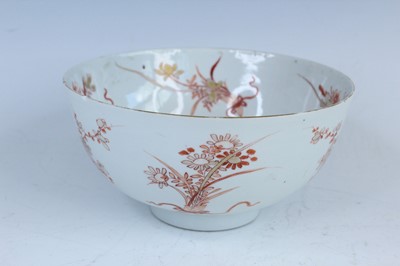 Lot 181 - Two Chinese floral-decorated bowls, Qing...