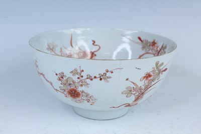Lot 181 - Two Chinese floral-decorated bowls, Qing...