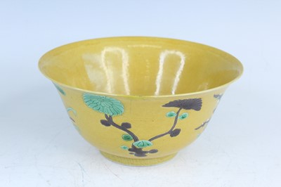Lot 181 - Two Chinese floral-decorated bowls, Qing...