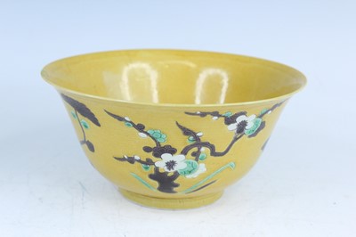 Lot 181 - Two Chinese floral-decorated bowls, Qing...