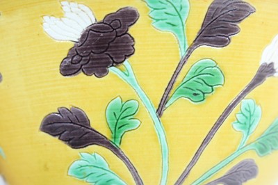 Lot 181 - Two Chinese floral-decorated bowls, Qing...