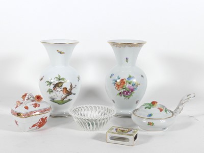 Lot 141 - A collection of Herend, to include a 'Mille...