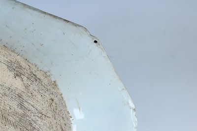 Lot 14 - A Chinese blue and white meat plate, Qing...