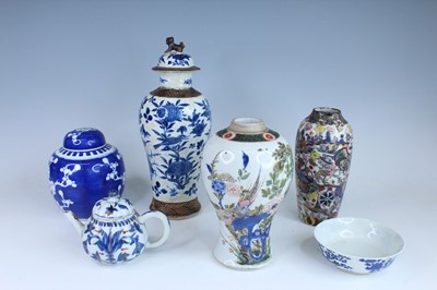 Lot 226 - A group of Chinese porcelain wares, 18th to...