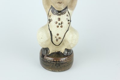 Lot 128 - A pair of Chinese Cizhou-type boy-form oil...