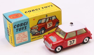 Lot 1358 - Corgi Toys No.317 B.M.C Mini Cooper with red...