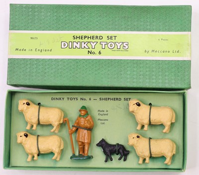 Lot 1081 - Dinky Toys No. 6 shepherds gift set,...