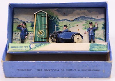 Lot 1102 - Dinky Toys Pre-War No.43 "RAC" Set comprising...