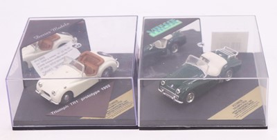 Lot 901 - Derrez Models and Vitesse Triumph TR series...