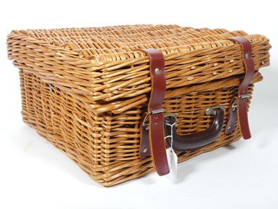 Lot 80 - A vintage picnic set, two place settings,...