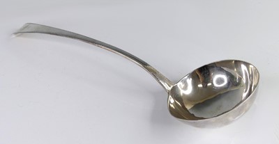 Lot 2097 - A George III silver ladle, in the Old English...