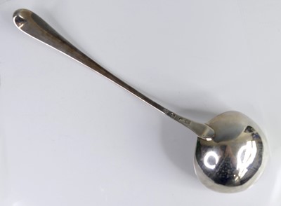 Lot 2097 - A George III silver ladle, in the Old English...