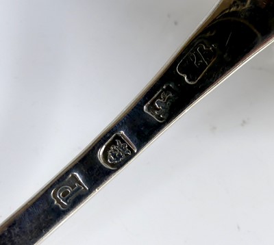 Lot 2097 - A George III silver ladle, in the Old English...
