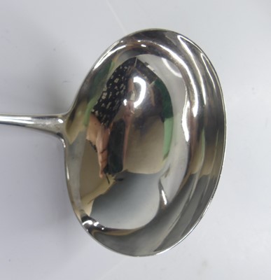 Lot 2096 - A George III silver ladle, in the Old English...
