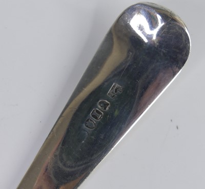 Lot 2096 - A George III silver ladle, in the Old English...