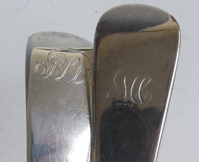 Lot 2102 - A George III silver soup ladle, in the Fiddle...