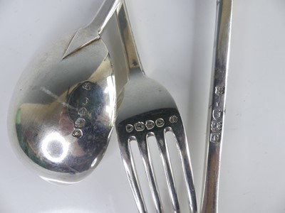 Lot 2072 - A Victorian silver christening duo, comprising...