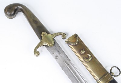 Lot 520 - An Ottoman Empire shamshir, Turkey late 19th...