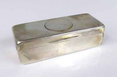 Lot 2178 - A late 19th century Maltese silver box, of...