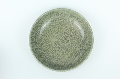 Lot 104 - A group of three Chinese celadon bowls, Ming...