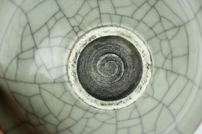 Lot 104 - A group of three Chinese celadon bowls, Ming...