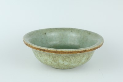 Lot 104 - A group of three Chinese celadon bowls, Ming...
