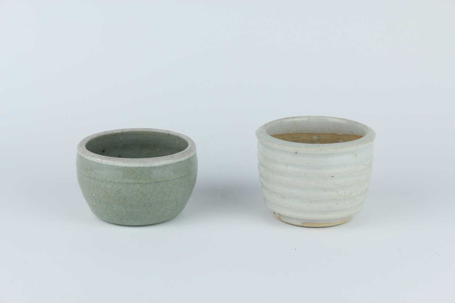 Lot 108 - Two Chinese celadon censers, Song Dynasty and...