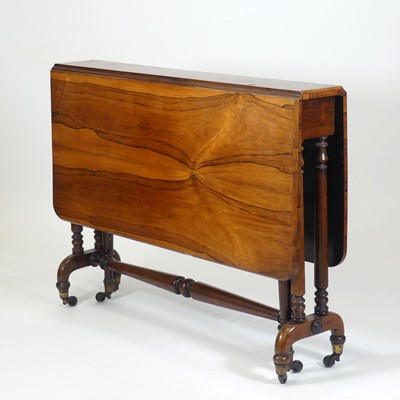 Lot 2487 - A Victorian rosewood Sutherland table, on...