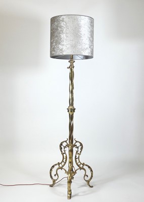 Lot 2503 - A good quality Victorian style lacquered brass...