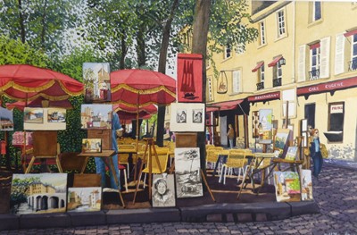 Lot 1052 - Kevin William Franks (b1944) Montmarte,...