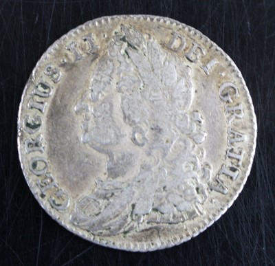Lot 3005 - Great Britain, 1743 shilling, obv: George II...