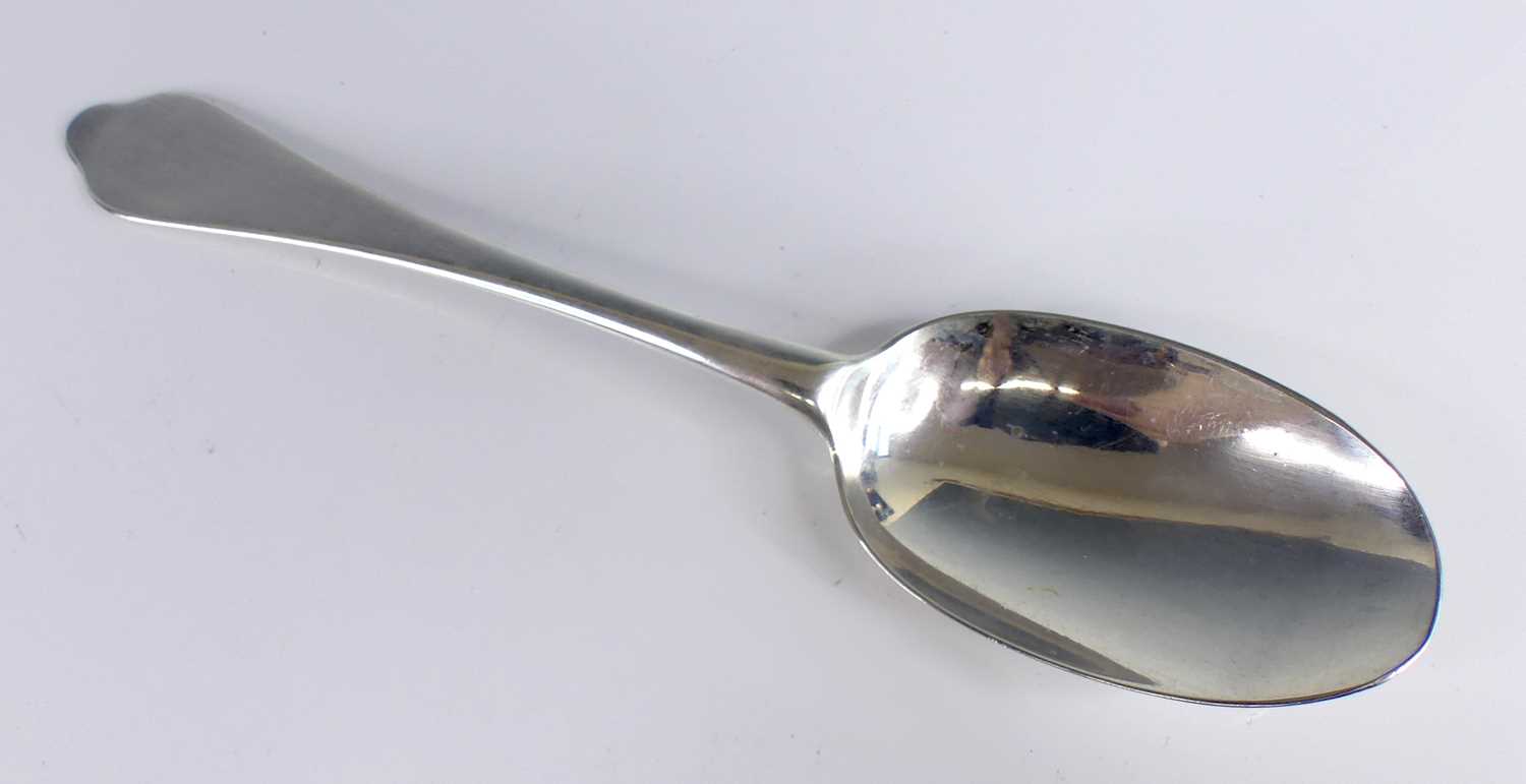 Lot 2067 - A Queen Anne silver dognose spoon, in the...