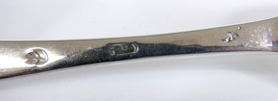Lot 2067 - A Queen Anne silver dognose spoon, in the...