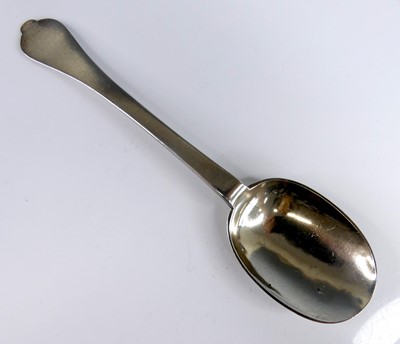 Lot 2066 - A William III silver trefid spoon, in the...