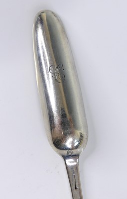 Lot 2077 - A George II/III silver double-ended bone...