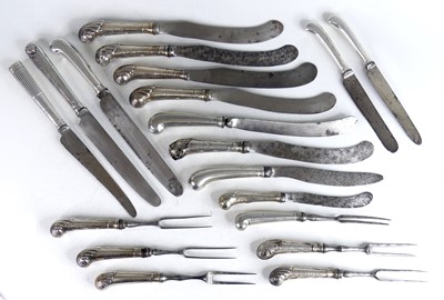 Lot 2215 - A collection of mainly George III silver...