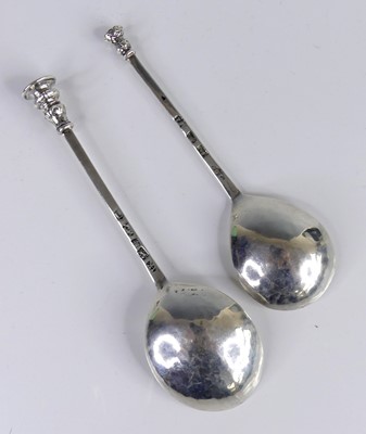 Lot 2070 - A George II silver seal-top spoon, having...