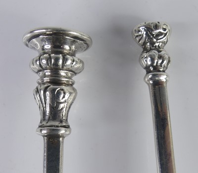 Lot 2070 - A George II silver seal-top spoon, having...