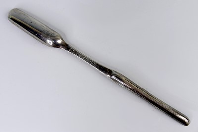 Lot 2079 - An early George III silver double-ended marrow...
