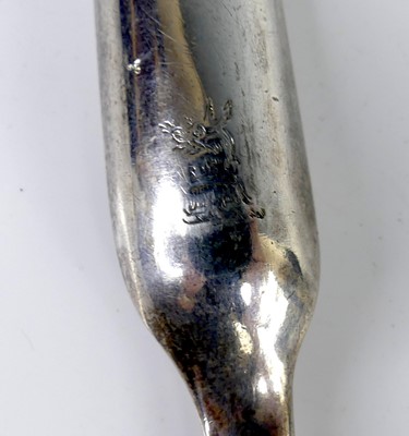 Lot 2079 - An early George III silver double-ended marrow...
