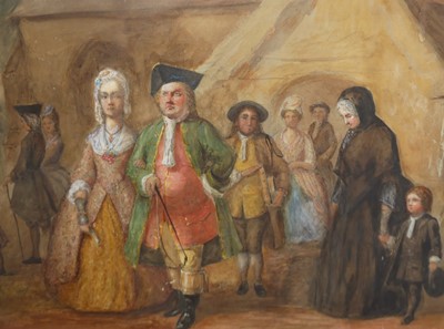 Lot 1029 - Manner of George Cattermole RWS (1800-1868)...