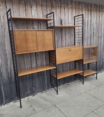 Lot 386 - A collection of 1970s Ladderax teak and...