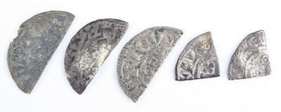 Lot 3030 - England, John (1199-1216), silver cut half...