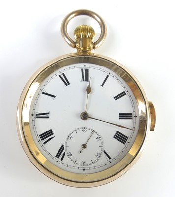 Lot 2505 - Early 20th century gent's gold plated quarter...