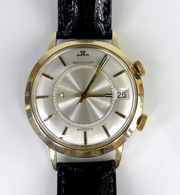 Lot 2533 - A gent's Jaeger LeCoultre gold plated and...